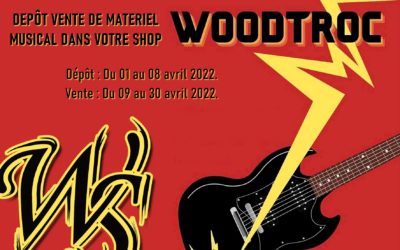 Dépôt Vente de matériel musical dans votre shop Wood Stock Guitares sur le mois d’Avril !
